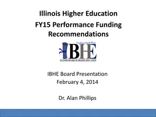 Performance Funding Models in Illinois Higher Education