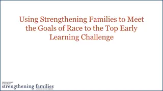 Leveraging Strengthening Families to Enhance Early Learning Programs