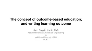 Outcome-Based Education in Academic Settings