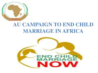 Combating Child Marriage in Africa: A Call to Action