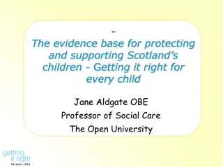 The Importance of Getting it Right for Every Child in Scotland