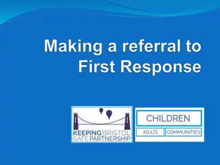 Navigating Child Welfare Referrals in Bristol: First Response Guidelines