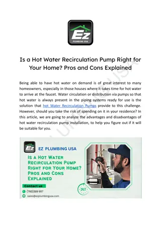 Is a Hot Water Recirculation Pump Right for Your Home