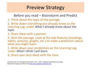 Reading Comprehension Strategies for Effective Learning