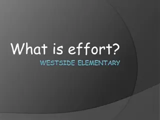 Understanding Effort in Learning at Westside Elementary