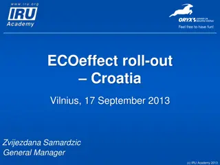 ECOeffect: Driving Training and Services by ORYX Grupa in Croatia