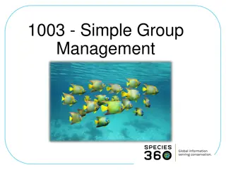 Understanding Group Management in Animal Records