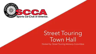 Street Touring Town Hall Hosted by Street Touring Advisory Committee