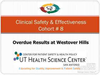 Clinical Safety & Effectiveness Cohort #8 Overdue Results at Westover Hills