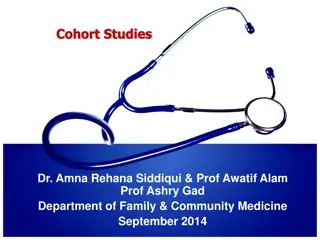 Cohort Studies and Disease Risk in Epidemiology