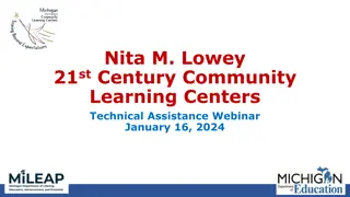 21st Century Community Learning Centers (21st CCLC) in Michigan Overview