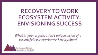 Building a Successful Recovery-to-Work Ecosystem: Goals and Vision