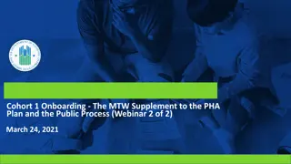 MTW Expansion Training Cohort 1 Onboarding - The MTW Supplement