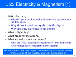 Electricity: From Static Shocks to Conductors