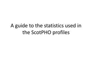 Statistics in ScotPHO Profiles