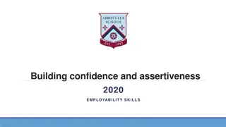 Enhancing Confidence and Assertiveness in Employability Skills