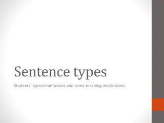 Understanding Sentence Types and Clauses: Common Confusions and Teaching Tips