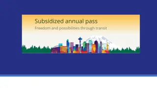 ORCA Card Subsidized Annual Pass Enrollment Information