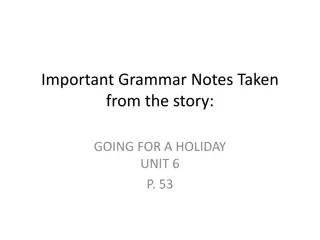 Important Grammar Notes for English Learners