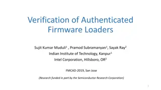 Authenticated Firmware Loaders: Verification and Potential Vulnerabilities