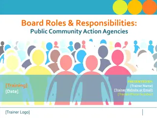 Tripartite Board Operations in Public Community Action Agencies