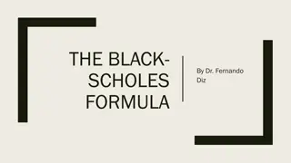 The Black-Scholes Formula and Volatility Estimation