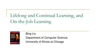 Lifelong and Continual Learning in Machine Learning