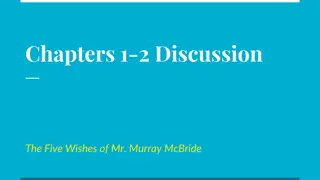 The Five Wishes of Mr. Murray McBride - Discussion Highlights