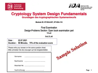 Cryptology System Design Fundamentals - RSA Public Key System Analysis