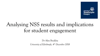 Analysis of National Student Survey Results: Insights on Student Engagement by Dr. Alex Buckley