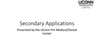 Understanding Secondary Applications in the Medical School Admissions Process