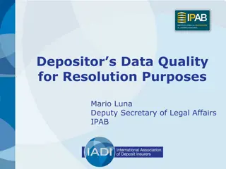 Overview of IPAB's Deposit Insurance and Resolution Framework in Mexico