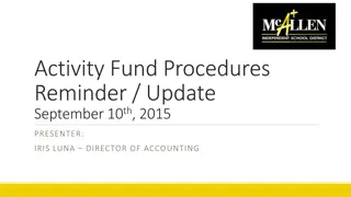 Guidelines for Managing Activity Funds in Educational Institutions