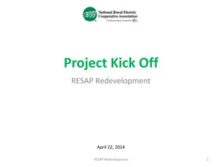 Rural Electric Safety Achievement Program (RESAP) Redevelopment Project Overview