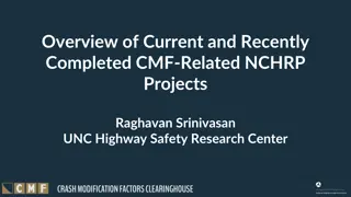 Comprehensive Overview of Current and Recent CMF-Related NCHRP Projects