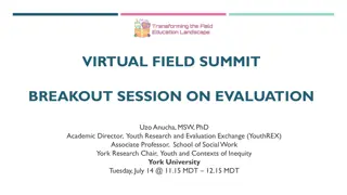 Evaluation Challenges in Field Education Summit