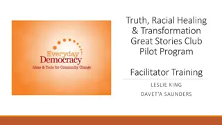 Facilitator Training for Truth, Racial Healing & Transformation Great Stories Club