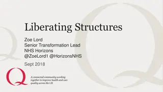 Exploring Liberating Structures for Innovative Transformation in Healthcare