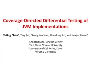 Coverage-Directed Differential Testing of JVM Implementations