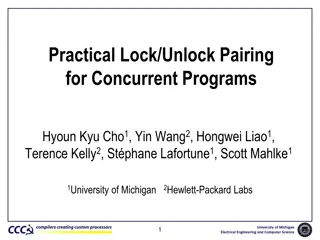 Practical Lock/Unlock Pairing for Concurrent Programs