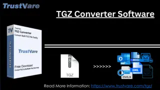 TrustVare TGZ Converter Software to Export TGZ to Multiple formats