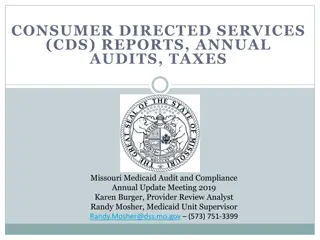 Missouri Medicaid Audit and Compliance Update Meeting 2019