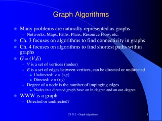 Graph Algorithms for Connectivity and Shortest Paths