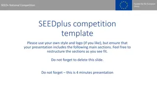 Empowering Innovation: SEEDplus National Competition