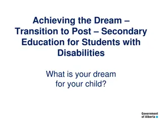 Empowering Youth: Transitioning to Post-Secondary Education for Students with Disabilities