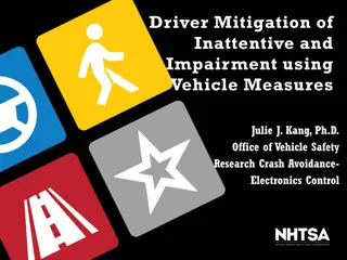 Driver Mitigation of Inattentive & Impairment Using Vehicle Measures