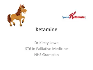 Comprehensive Guide to Ketamine Use in Palliative Medicine: Indications, Effects, and Dosage