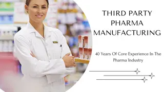 Third Party Pharma  Manufacturing For Pharma Products