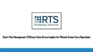 Smart Fleet Management RTSCorp's Data-Driven Insights for Efficient Cruise Ferry Operations