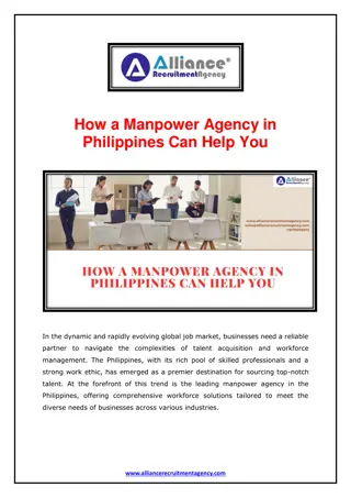 How a Manpower Agency in Philippines Can Help You